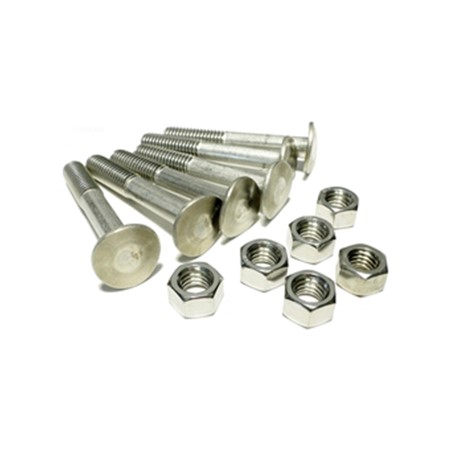 Ladder tread hardware kit, 3 tread set, stainless steel, 6 bolts, 6 nuts, 6 washers Ladder tread hardware kit, 3 tread set, stainless steel, 6 bolts, 6 nuts, 6 washers, 60-702, Pool Parts, Ladders, Hardware, Pool Supplies