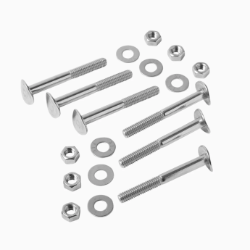 Marine Grade 316SS Step Hardware (2 bolts, 2 washers, 2 nuts) Mounts 1 Step (Non-Corrosive) Marine Grade 316SS Step Hardware (2 bolts, 2 washers, 2 nuts) Mounts 1 Step (Non-Corrosive)