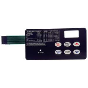 Membrane Keypad, Pentair MasterTemp/ETi 250, 6-Button Membrane Keypad, Pentair MasterTemp/ETi 250, 6-Button, 461106, Parts, Pentair, Pool Supplies, Hater Parts, Heater Repair