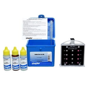 Midget Comparator, Chlorine (free/total), DPD, 0.1-2.0 ppm, Spanish Midget Comparator, Chlorine (free/total), DPD, 0.1-2.0 ppm, Spanish