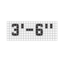 Mosaic Markers Tile, Depth Markers, Safety, Pool Building Materials, Pool Supplies