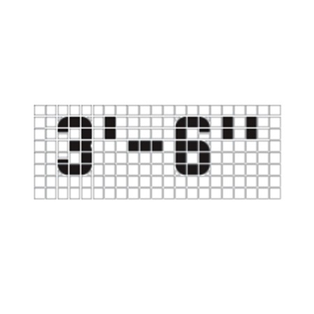Mosaic Markers Tile, Depth Markers, Safety, Pool Building Materials, Pool Supplies