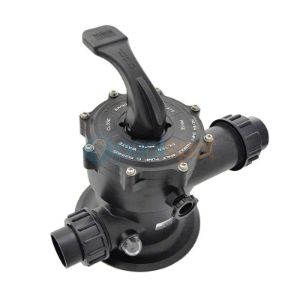 Multiport Valve, Top Mount, Clamp Style, 1.5" half-unions, for Exotuf E500 and E600, 6" neck, Multiport Valve, Top Mount, Clamp Style, 1.5" half-unions, for Exotuf E500 and E600, 6" neck,, Waterco, Pool Supplies