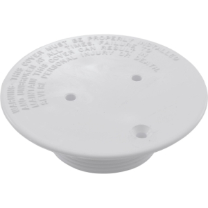 White Adjustable Floor Cover Plate White Adjustable Floor Cover Plate, Parts, Pentair, Pool Supplies