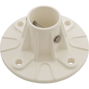 Plastic Deck-Mounted Single Flange, Fits 1.9 OD Tubing Plastic Deck-Mounted Single Flange, Fits 1.9 OD Tubing, 05-623, Pool Parts Equipment Repair, Pool Supplies