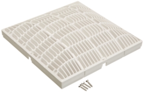 Pool Grate 12" x 12" White- VGB 2008 Pool Grate 12" x 12" White- VGB 2008, 640-4740 V