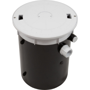 Pool Leveler, White Lid and Collar Pool Leveler, White Lid and Collar