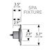 PureWhite Spa LED Fixture - LPL-S1W-12-30-P
