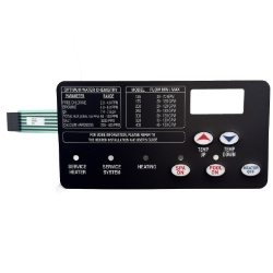 SWITCH MEMBRANE RPLCMNT SWITCH MEMBRANE RPLCMNT, Parts, Pentair, Pool Supplies
