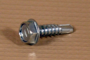 Screw #10 x 3/4 Hex Washer Head TEK SS Screw #10 x 3/4 Hex Washer Head TEK SS