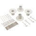 Slide Deck Mount Flange Kit Aluminum 4 Flanges Sets Complete - 75-209-5866