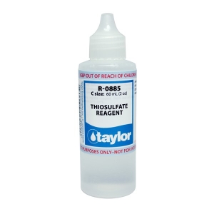 R-0885 Thiosulfate Reagent (2 mL sample, 1 dr'0.5% H2O2; 1 mL sample, 1 dr'1% H2O2) R-0885 Thiosulfate Reagent (2 mL sample, 1 dr'0.5% H2O2; 1 mL sample, 1 dr'1% H2O2)