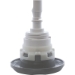 Thread-in 5-Scallop Roto Poly Storm Gunite Jet Internal Gray - 229-8017