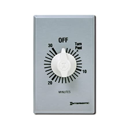 FF Silver Spring Wound 30-Min Countdown Timer, 125–277V, 50/60Hz FF Silver Spring Wound 30-Min Countdown Timer, 125–277V, 50/60Hz, FF30MC, Pool Supplies, 