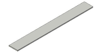 Track Channel Shim 3mm x 7' 4" Gray Track Channel Shim 3mm x 7' 4" Gray