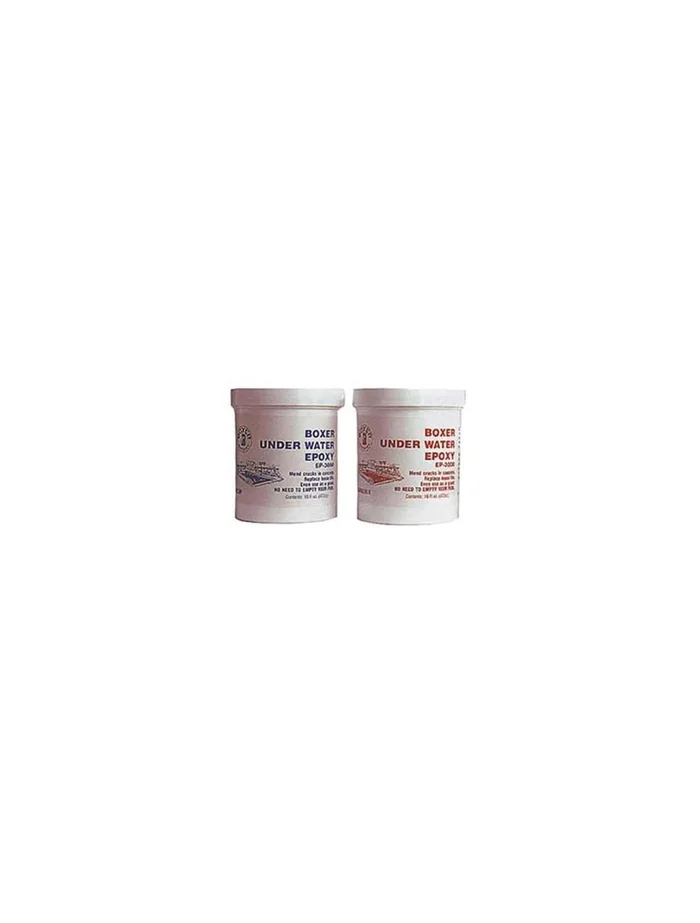 Underwater setting epoxy paste (white) 4 oz jar resin & 4 oz jar hardener Underwater setting epoxy paste (white) 4 oz jar resin & 4 oz jar hardener