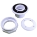 Vinyl I/O Wall Return Fitting 1-1/2" FIP x 1-1/2" Socket (White) - 25522-100-000