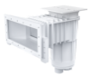 Wide Mouth Vinyl Liner Skimmer with 9.25" Throat 2" Socket x 2.5" Spigot (White) Skimmer, Pool supplies, 25160-110-000N, Wide Mouth Vinyl Liner Skimmer with 9.25" Throat 2" Socket x 2.5" Spigot (White)