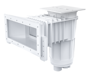 Wide Mouth Vinyl Liner Skimmer with 9.25" Throat 2" Socket x 2.5" Spigot (White) Skimmer, Pool supplies, 25160-110-000N, Wide Mouth Vinyl Liner Skimmer with 9.25" Throat 2" Socket x 2.5" Spigot (White)