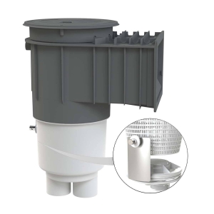 Water Bonded Skimmer with Flush Face, Float Assembly, Basket Water Bonded Skimmer with Flush Face, Float Assembly, Basket