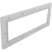 White Wide Skimmer Faceplate - 8-5/8" x 18.5" - 25541-000-010