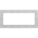 White Wide Skimmer Faceplate - 8-5/8" x 18.5" - 25541-000-010