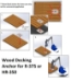 Wood Deck Anchor Plate - GLCWDA