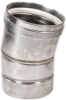 Z-Flex Z-Vent, elbow, 15 deg, single wall, 4" diameter Z-Flex Z-Vent, elbow, 15 deg, single wall, 4" diameter, 2SVEEWC0415, Z-Flex, Z-Vent, Heater Supplies, Pool Supplies, Pipe,  