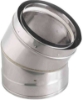 Z-Flex Z-Vent, elbow, 30 deg, double wall, 4" diameter Z-Flex Z-Vent, elbow, 30 deg, double wall, 4" diameter, 2SVDE0430, Z-Flex, Z-Vent, Heater Supplies, Pool Supplies, Pipe,  