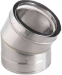 Z-Flex Z-Vent, elbow, 30 deg, double wall, 4" diameter - 2SVDE0430
