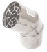 Z-Flex Z-Vent, Termination Elbow, 45 deg, Single Wall, 4" Diameter - 2SVSTEX0445