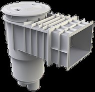  Skimmer with Flush Face 4" Extension, Float Assembly, Basket, Lid and Collar Skimmer with Flush Face 4" Extension, Float Assembly, Basket, Lid and Collar, SKR14xxx