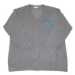 Poolblu Ladies Embroidered Cardigan-Grey - PB-LEC-G-S