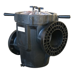 High Capacity Hair and Lint Strainer Assembly, 6" X 6" flanges 