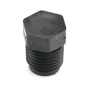 1/4" NPT Black HDPE Plug 1/4" NPT Black HDPE Plug, 062025