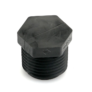 1/2" NPT Black HDPE Plug 1/2" NPT Black HDPE Plug, 062027