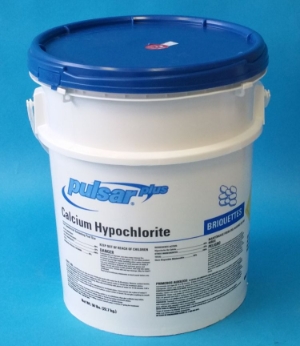 PULSAR BRIQUETTES 50 lb Bucket (Calcium Hypochlorite) PULSAR BRIQUETTES 50 lb Bucket (Calcium Hypochlorite), 165-50,
