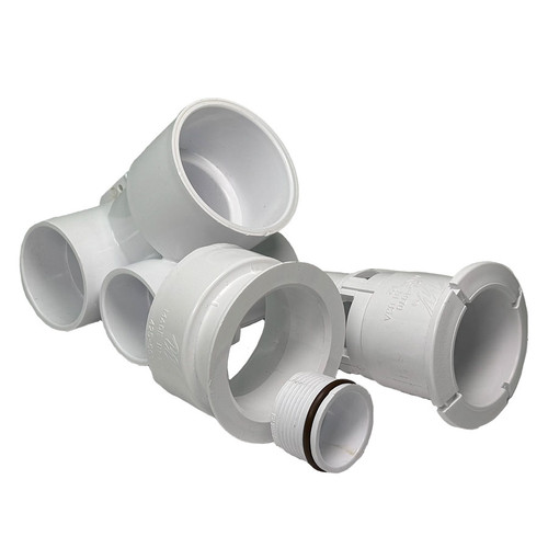 Jet Body Assy, WW Mini Strm Gunite, a1-1/2"s, w2"s, Tee, Wht, Thd Jet Body Assy, WW Mini Strm Gunite, a1-1/2"s, w2"s, Tee, Wht, Thd