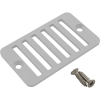 2" x 4" Rectangular White Compact Deck Drain Grate 2" x 4" Rectangular White Compact Deck Drain Grate, 542146, Plumbing, Pool Parts, Pool Supplies