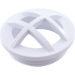 1.5" MPT White Safety Grate Insert Fitting - 25560-000-000