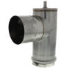 Z-Flex Z-Vent 4" Diameter Vertical Condensation Drain Tee  Z-Flex Z-Vent 4" Diameter Vertical Condensation Drain Tee, 2SVEVWCF04, Z-Flex, Z-Vent, Heater Supplies, Pool Supplies, Pipe,  