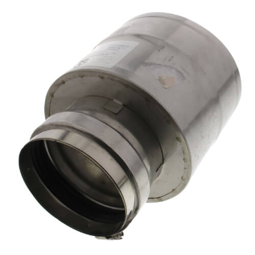 Z-Flex Z-Vent, Adapter, Double Wall Pipe to Single Wall Pipe, 4" Diameter 