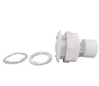White Vinyl Liner Poly Storm Body Threaded No Insert Poly Storm, Inlets, Plumbing Supplies, Pool Supplies, Spa Supplies