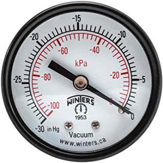 Universal Pool and Spa Vacuum Gauges, 2" diameter 