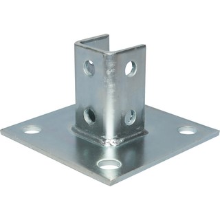 Post Base Single Channel 4 Hole Standard Duty 3 1/2" Post Base Single Channel 4 Hole Standard Duty 3 1/2"
