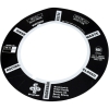 Decal, Praher ABS 2" Top Mount Valve Decal, Praher ABS 2" Top Mount Valve, E5-T2, Muliport Parts, Multiport Repair, Pool Parts, Pool Supplies
