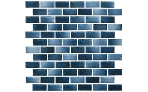 1" x 2" Maui Porcelain Tile Blue (sold per square foot) 1" x 2" Maui Porcelain Tile Blue, MAU-BLUE1X2