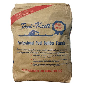 Pool Krete Pre-Mixed Base Pool Krete Pre-Mixed Base, vermiculite