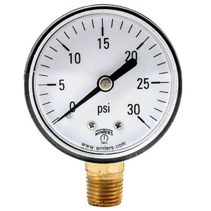 Universal Pool and Spa Pressure Gauges - 2" Diameter 