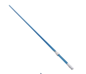 8 x 16' Aluminum 2 Piece Ribbed Basic Telescopic Pole with E-Z Lock Pole, 16' Aluminum Telescopic Pole